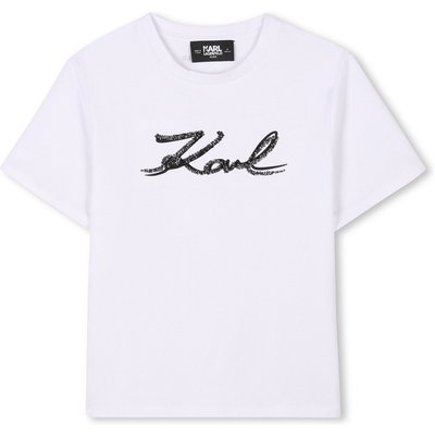 Karl Lagerfeld Kids T-Shirt Z30485 S Weiß Regular Fit