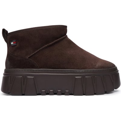 Schneeschuhe Tommy Jeans Tjw Suede Platform Boots Wl EN0EN03158 Braun