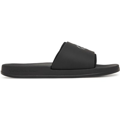 Pantoletten Calvin Klein Ess Slide Rubber Neoprene HM0HM02229 Schwarz