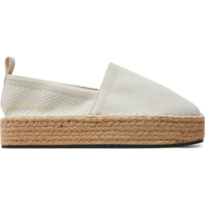 Espadrilles Calvin Klein Jeans Platform Espadrille Uc YW0YW01377 Écru