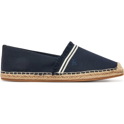 Espadrilles Tommy Hilfiger Fringe Canvas Closed Espadrille FW0FW08881 Dunkelblau