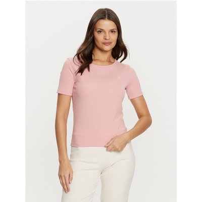 Guess T-Shirt V5RI04 KCLH0 Rosa Regular Fit