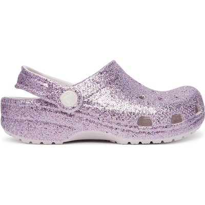 Pantoletten Crocs Classic Chunky Glitter Clog K 211939 Violett