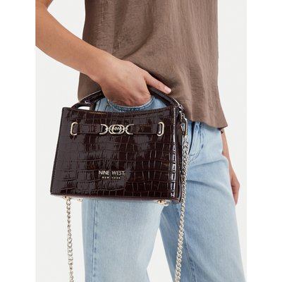 Handtasche Nine West EO-CITY GRACE-LDA9420 CROCO Braun
