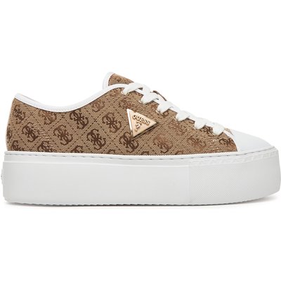 Sneakers aus Stoff Guess FLJJZ4 FAL12 Beige