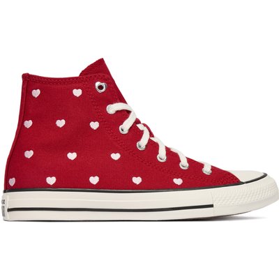 Sneakers aus Stoff Converse Chuck Taylor All Star Hearts & Roses A19065C Rot