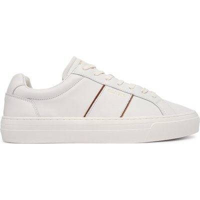 Sneakers Tommy Hilfiger Dress Casual Leather Sneaker FM0FM05989 Weiß