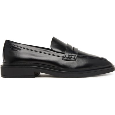 Slipper Calvin Klein Square Loafer Lth HW0HW03183 Schwarz