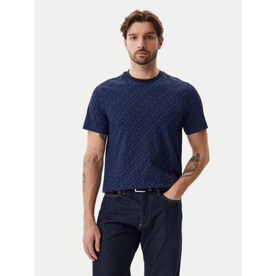 Tommy Hilfiger T-Shirt Monogram MW0MW39251 Dunkelblau Regular Fit