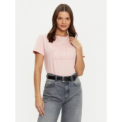 Guess T-Shirt V5RI05 J1314 Rosa Regular Fit