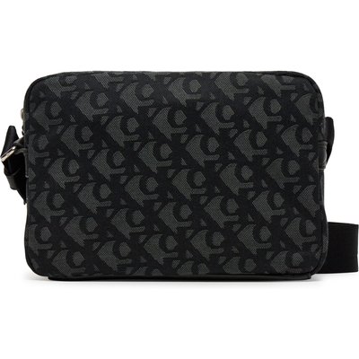 Umhängetasche Calvin Klein Unstructured Monogram Camera Bag LV04G3179G Schwarz