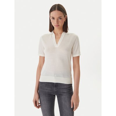 Guess Poloshirt W6GR03 Z0583 Creme Regular Fit