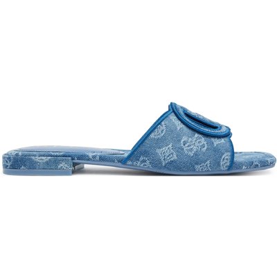 Pantoletten Guess FLJTSE DEN19 Blau