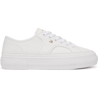 Sneakers Tommy Hilfiger Platform Vulc Piping Ltr FW0FW09393 Weiß
