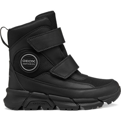 Schnürschuhe Geox J Flexyper Plus Boy B Abx J66LCG 0FU54 C9999 S Schwarz