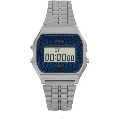 Uhr Casio Vintage A159WEVJ-2ER Silberfarben