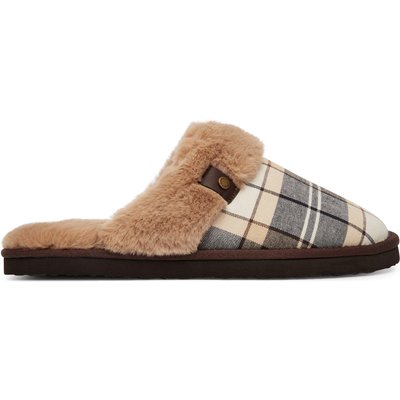 Hausschuhe Barbour ClaudiaTartanSlipper LSL0036TN26 Braun