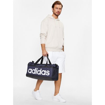 Sporttasche adidas Essentials Linear Duffel Medium HR5349 Dunkelblau