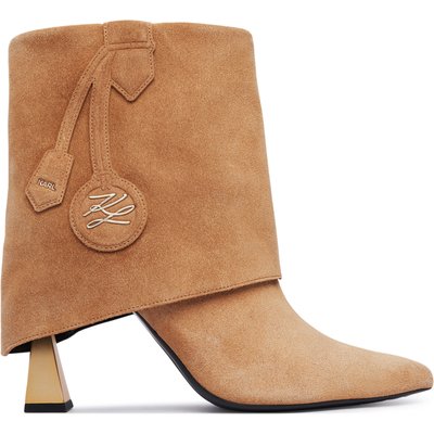 Stiefeletten KARL LAGERFELD Debutante KL32047 Hellbraun