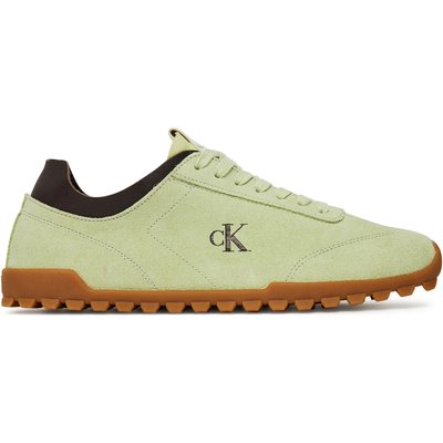 Sneakers Calvin Klein Jeans Low Profile Runner Mg Sue YW0YW01898 Grün