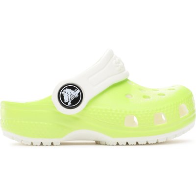 Pantoletten Crocs Crocs Classic Glow In The Dark Clog T 209161 Grün
