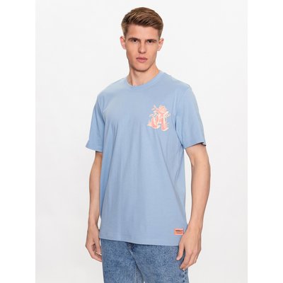 adidas T-Shirt Graphic Glide T-Shirt IC5750 Himmelblau Loose Fit