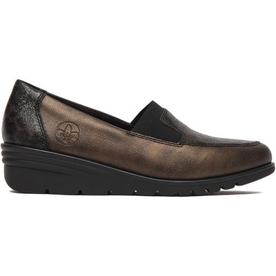 Halbschuhe Rieker L5351-90 Schwarz