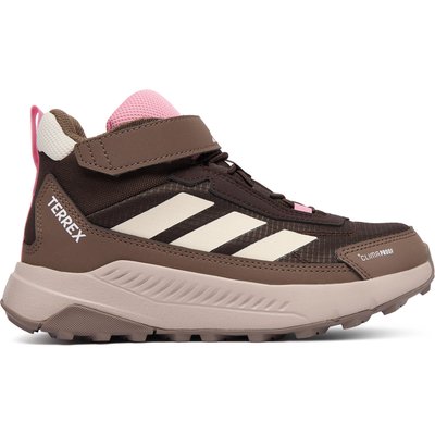 Trekkingschuhe adidas Terrex Anylander Mid Climaproof Children Hiking Shoes KJ2670 Braun