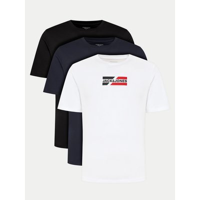 Jack & Jones T-Shirt-Set JJecorp Graphic Tee 12277755 Bunt Regular Fit
