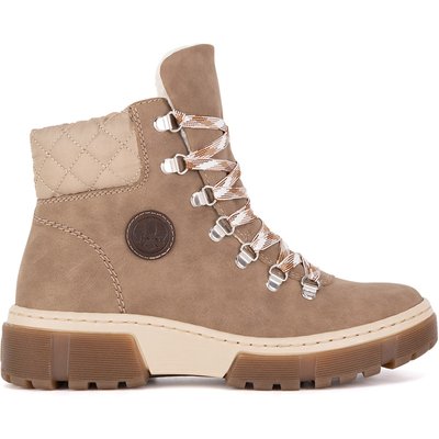 Schnürschuhe Rieker X8647-64 Beige