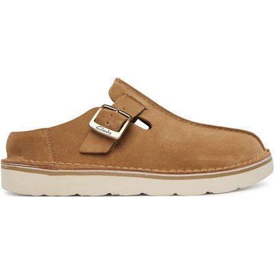 Pantoletten Clarks Solsbury Mule. 26184168 Braun