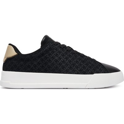 Sneakers Tommy Hilfiger Th Court Lth Mix Monogram FM0FM06082 Schwarz