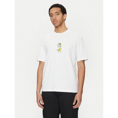 HUGO T-Shirt Nutongo 50533391 Weiß Regular Fit