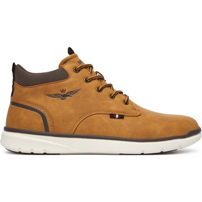 Schnürschuhe Aeronautica Militare 262SC0335UCT04397 Hellbraun