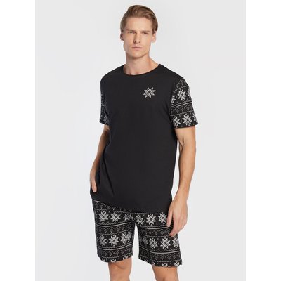 Brave Soul Pyjama MLWS-149BLIZZARD Schwarz
