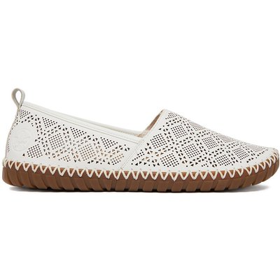 Halbschuhe Rieker CEO-M2851-80 Weiß