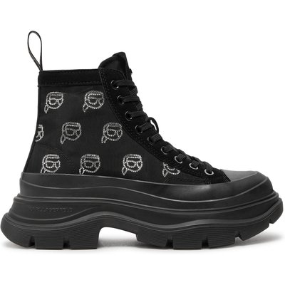 Schnürstiefeletten KARL LAGERFELD KL42941 Schwarz
