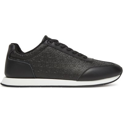 Sneakers Calvin Klein Low Prof Runn Laceup Mono HM0HM01896 Schwarz