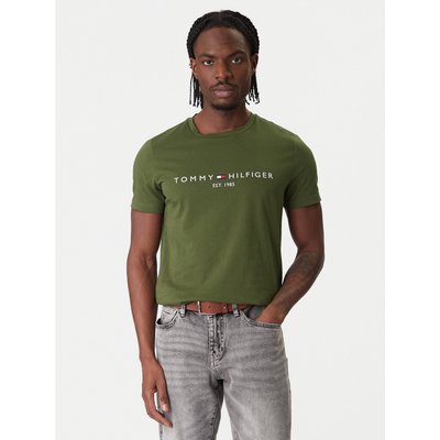 Tommy Hilfiger T-Shirt Logo MW0MW11797 Grün Slim Fit