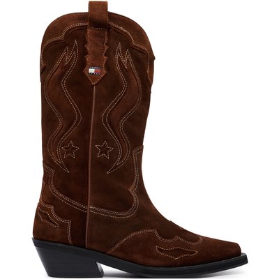 Cowboystiefel Tommy Jeans Archive EN0EN03095 Braun