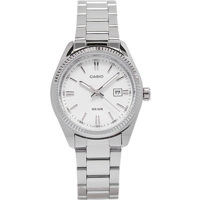 Uhr Casio LTP-1302PD-7A1VEG Silberfarben