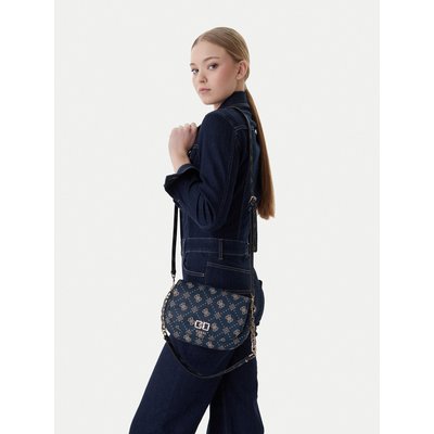 Handtasche Guess Emelie Logo HWGP99 28200 Dunkelblau