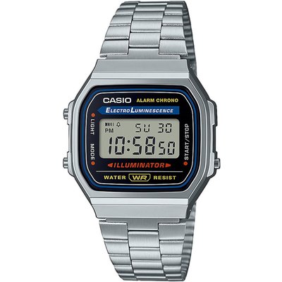 Uhr Casio Vintage A168WA-1YES Silberfarben
