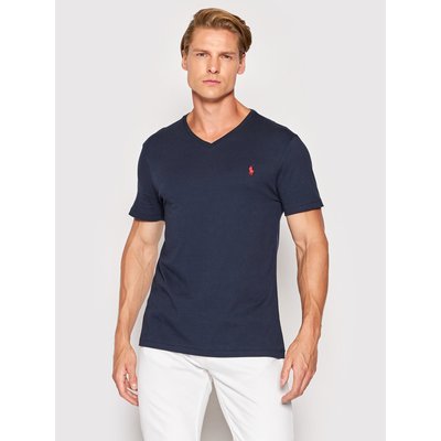 Polo Ralph Lauren T-Shirt 710671453091 Dunkelblau Custom Slim Fit