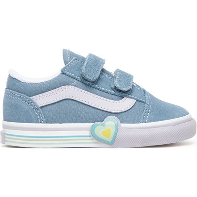 Sneakers aus Stoff Vans Old Skool V Heart VN000D4SCFL1 Blau