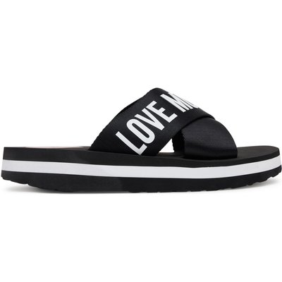 Pantoletten LOVE MOSCHINO JA28324G0MIX3000 Schwarz