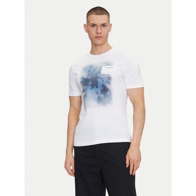 Calvin Klein T-Shirt Photo Print K10K114157 Weiß Regular Fit