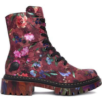 Schnürschuhe Rieker CEO-72627-92 Dunkelrot