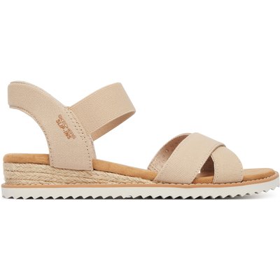 Sandalen Skechers BOBS Desert Kiss - Golden Lily 114418/NAT Beige