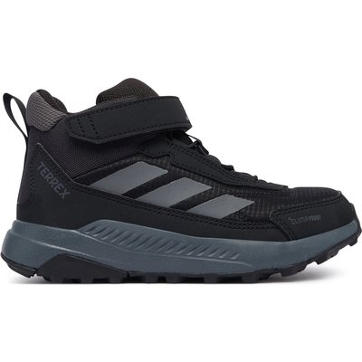 Trekkingschuhe adidas Terrex Anylander Mid Climaproof Children Hiking Shoes KJ2668 Schwarz